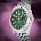 Rolex Sky-Dweller Stainless Steel Jubilee 336934 Green Dial
