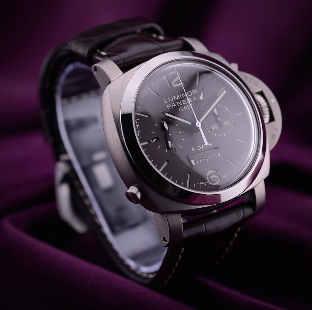 Panerai Luminor 1950 Chrono Monopulsante 8 Days GMT Titanio PAM00311