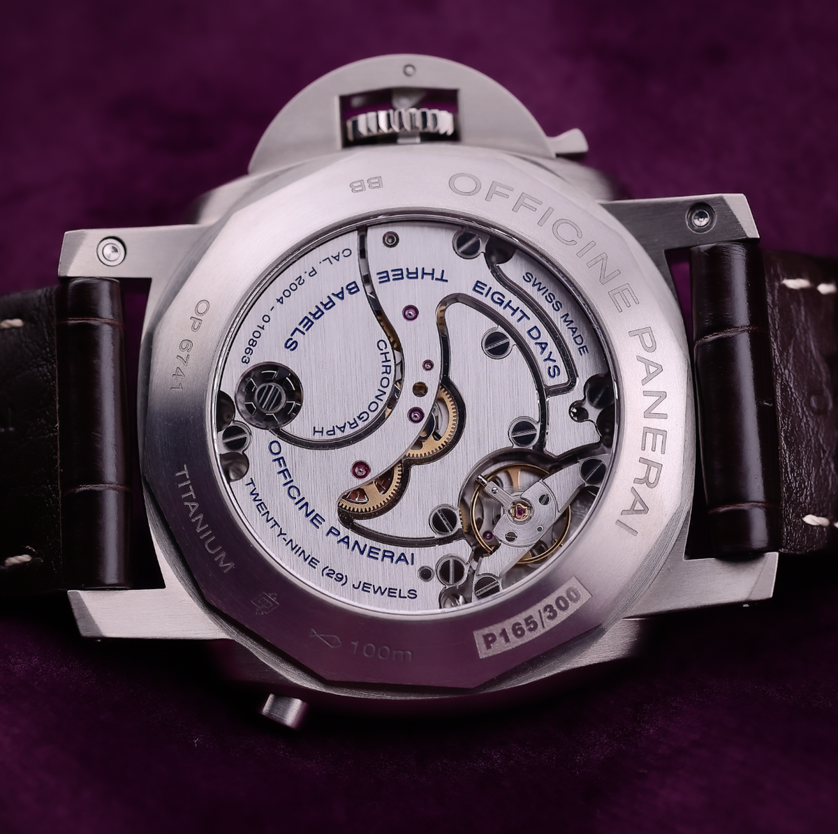 Panerai Luminor 1950 Chrono Monopulsante 8 Days GMT Titanio PAM00311