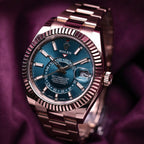Rolex Sky-Dweller 18K Everose Gold Blue Dial – Ref. 336935