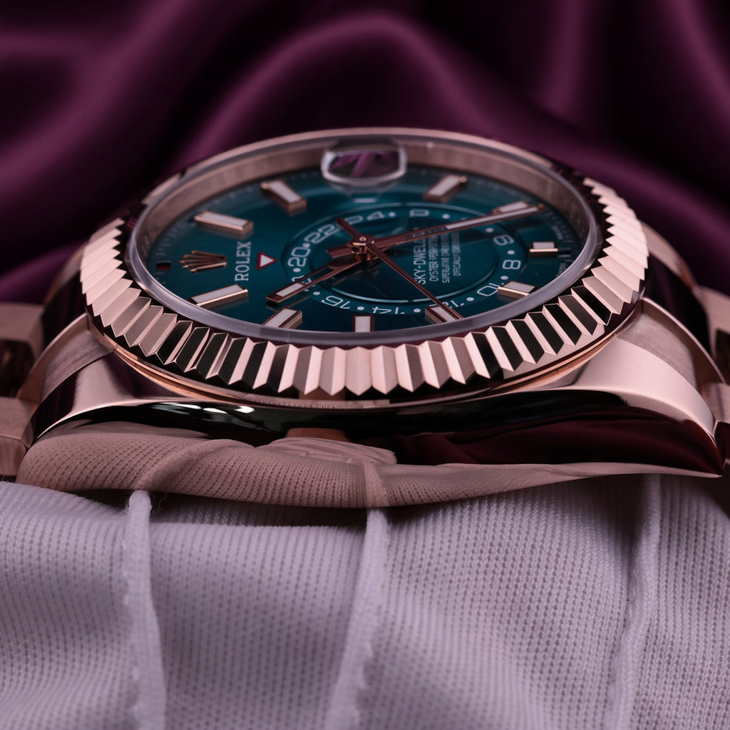 Rolex Sky-Dweller 18K Everose Gold Blue Dial – Ref. 336935