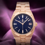 Vacheron Constantin Overseas Self-Winding 4500V/110R-B705 Pink Gold Blue Dial