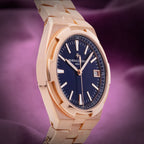 Vacheron Constantin Overseas Self-Winding 4500V/110R-B705 Pink Gold Blue Dial