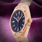 Vacheron Constantin Overseas Self-Winding 4500V/110R-B705 Pink Gold Blue Dial