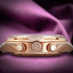 Vacheron Constantin Overseas Chronograph 5500V/000R-B074 Pink Gold White Dial