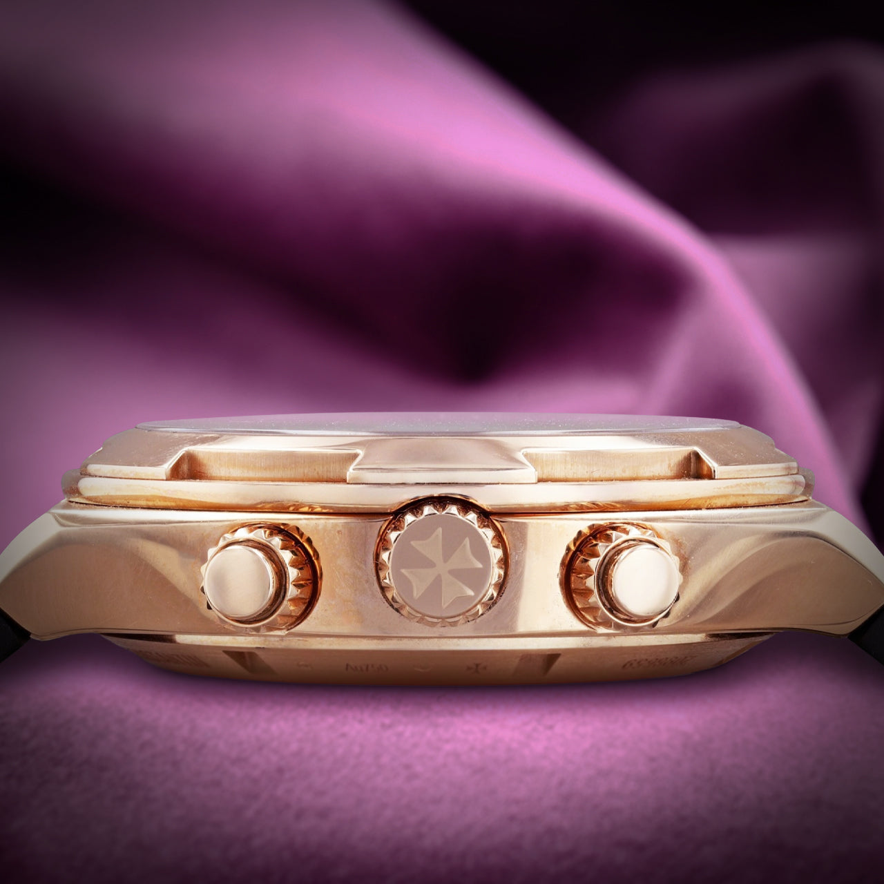 Vacheron Constantin Overseas Chronograph 5500V/000R-B074 Pink Gold White Dial