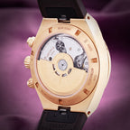 Vacheron Constantin Overseas Chronograph 5500V/000R-B074 Pink Gold White Dial