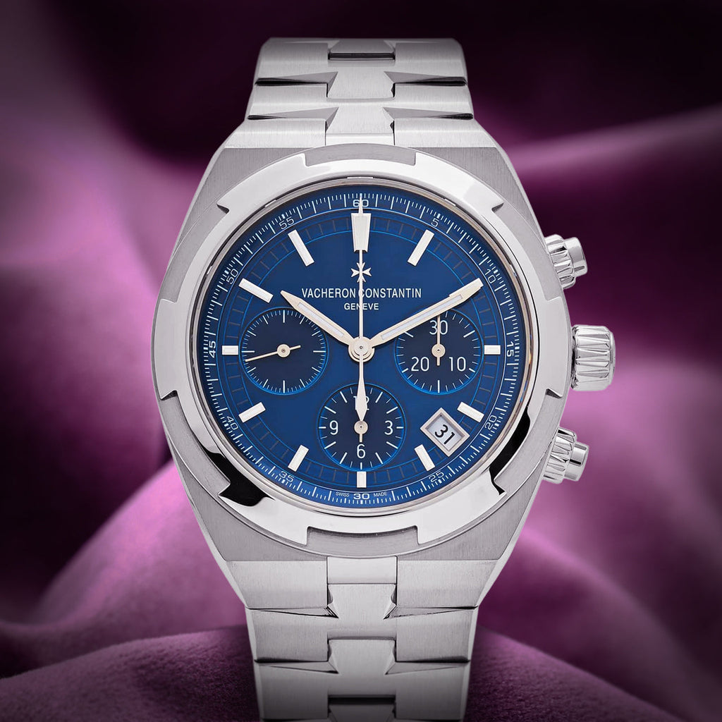 Vacheron Constantin Overseas Chronograph 5500V/110A-B148 Steel Blue Dial
