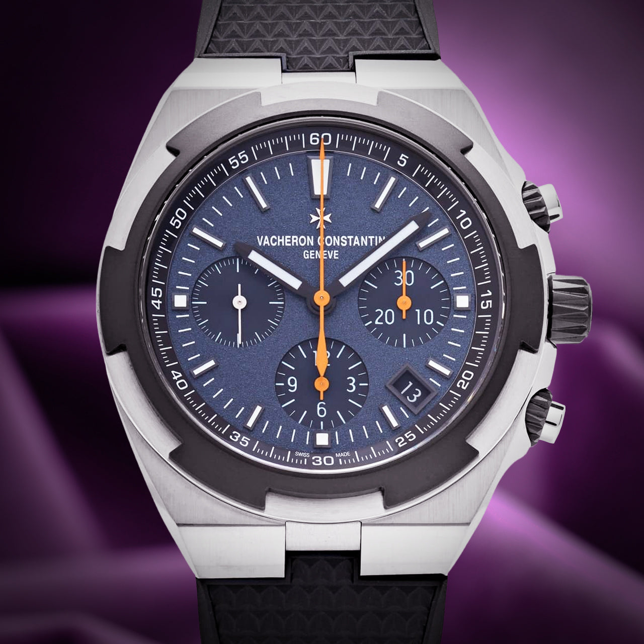 Vacheron Constantin Overseas Chronograph Everest 5510V/000T-B923 Titanium/ Steel