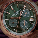 Vacheron Constantin Overseas Chronograph 5520V/210R-B966 Pink Gold Green Dial