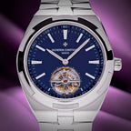 Vacheron Constantin Overseas Tourbillon 6000V/110A-B544 Steel Blue Dial