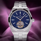 Vacheron Constantin Overseas Tourbillon 6000V/110A-B544 Steel Blue Dial
