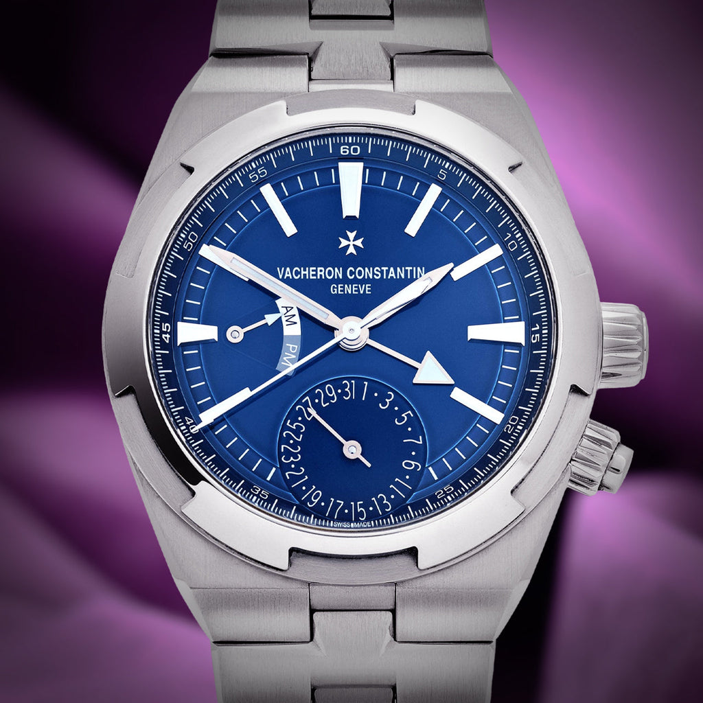 Vacheron Constantin Overseas Dual Time 7900V/110A-B334 Stainless Steel Blue Dial