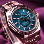 Rolex Sky-Dweller 18K Everose Gold Blue Dial – Ref. 336935